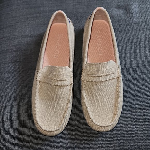 Rothy's Shoes - Rothy’s The Driver Sesame Slip On Loafers Size 11.5 Rarely Worn